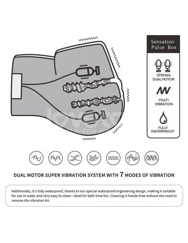 Streetgirls Masturbador Dual con Motor Sensation Pulse