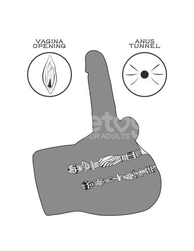Streetgirls 17 Masturbador con Dildo Articulable