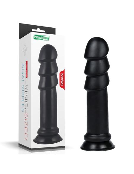 Dildo King Sized Anal Ripples 11.25 Negro