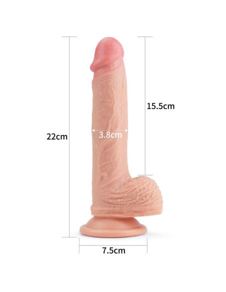 Dildo Nature 8.5 Silicona Líquida Natural