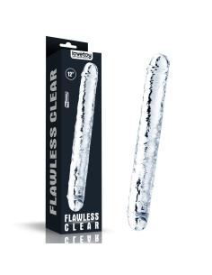 Dildo Doble Flawless Clear 12 Transparente 2