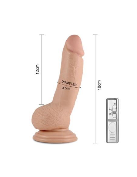 Dildo Real Extreme con Vibración 7 Natural