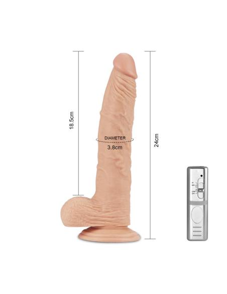 Dildo Real Extreme con Vibración 9.5 Natural