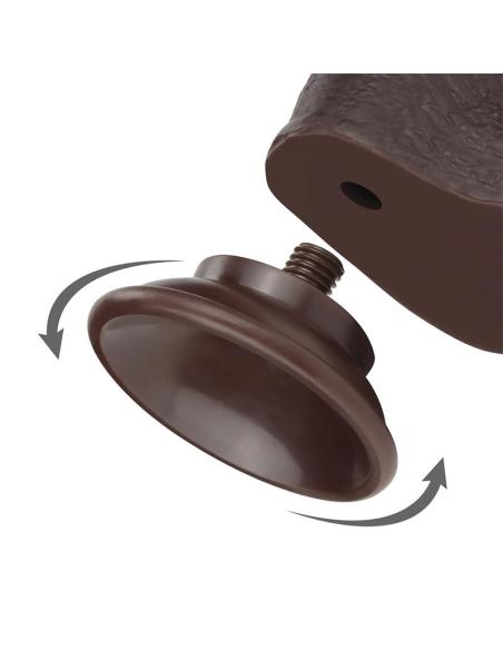Dildo con Piel Retractil 7 Negro
