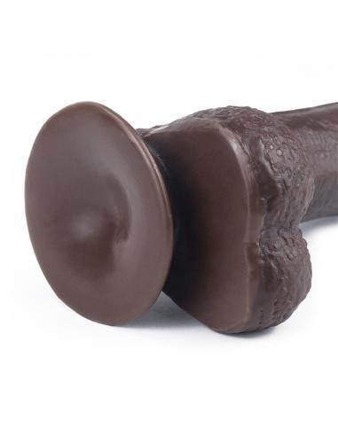 Dildo con Piel Retractil 7 Negro