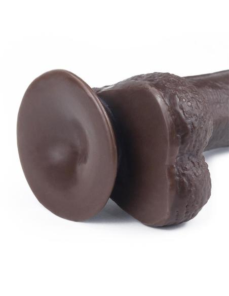 Dildo con Piel Retractil 7 Negro