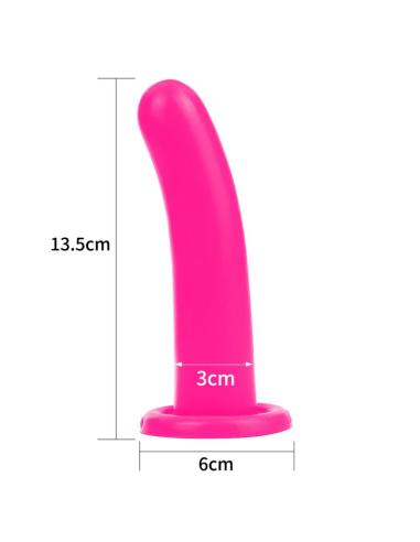 Estimulador Holy Dong 5.5 Silicona Líquida Rosa