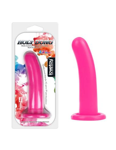 Estimulador Holy Dong 5.5 Silicona Líquida Rosa