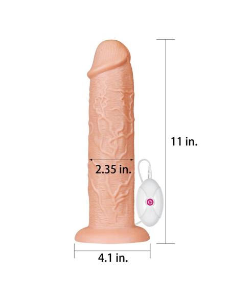 Dildo King 11 con Vibración Natural