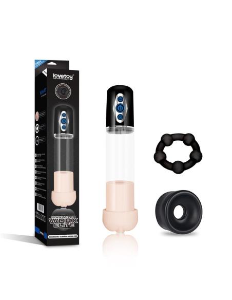 Bomba para el Pene Automática Maximizer Worx Elite USB Vagina
