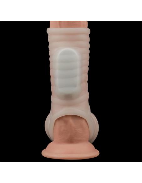 Funda el pene y testículos con vibración Wave Knights