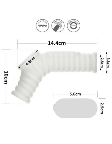 Funda el pene y testículos con vibración Wave Knights