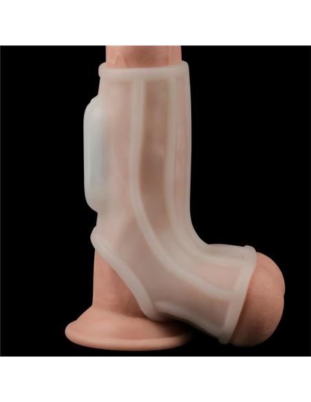Funda el pene y testículos con vibración Ridge Knights