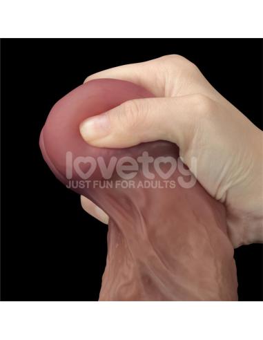 Dildo Dual Layered XXL 10.5 Negro