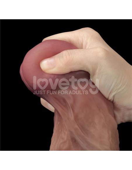 Dildo Dual Layered XXL 10.5 Negro