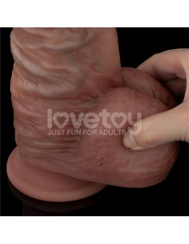 Dildo Dual Layered XXL 10.5 Negro