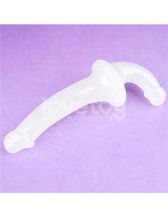 Dildo doble Lumino Play Luz Azul 10.5 2