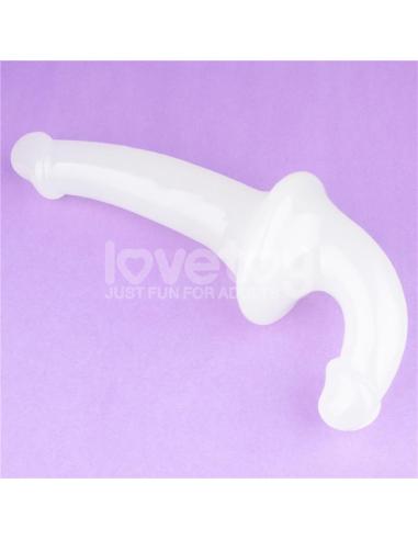 Dildo doble Lumino Play Luz Azul 10.5