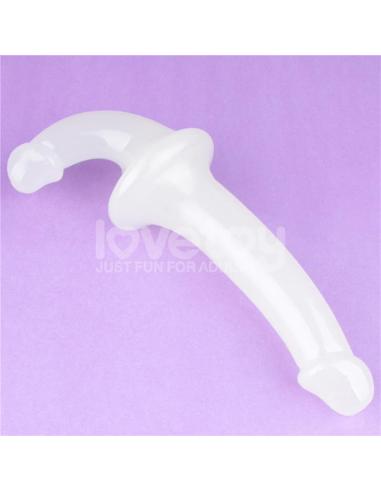 Dildo doble Lumino Play Luz Azul 10.5