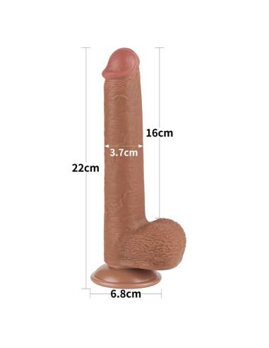 Dildo con Piel Retractil 9 Bronceado