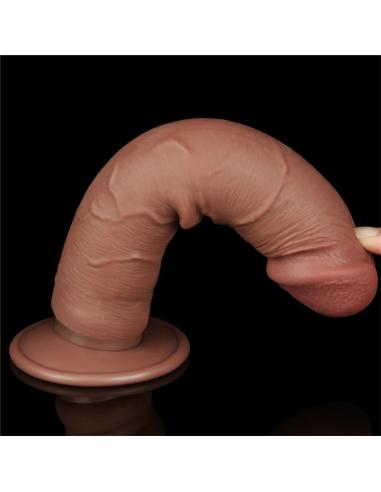 Dildo con Piel Retractil 8 Bronceado