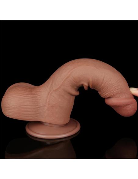 Dildo con Piel Retractil 7.5 Bronceado