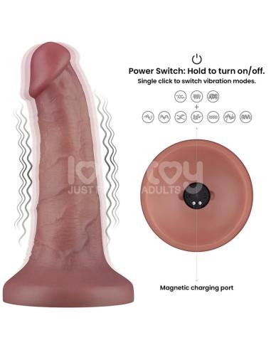 Dildo Dual Layer con Vibración 6