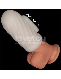 Knights Ring Funda para el Pene y Estimulador Spiral 2