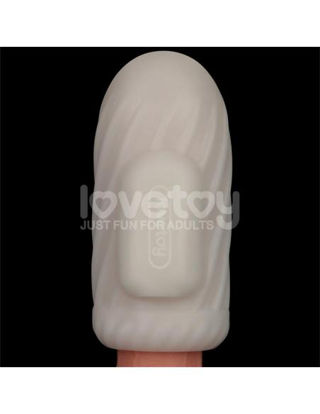 Knights Ring Funda para el Pene y Estimulador Spiral