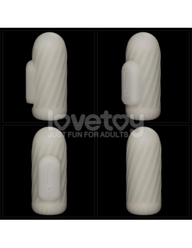 Knights Ring Funda para el Pene y Estimulador Spiral