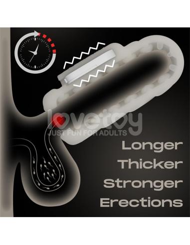 Knights Ring Funda para el Pene y Estimulador Spiral