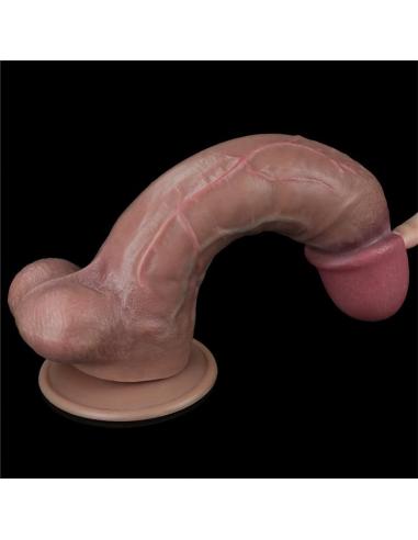Dildo Doble Capa Silicona Platinum 10.5