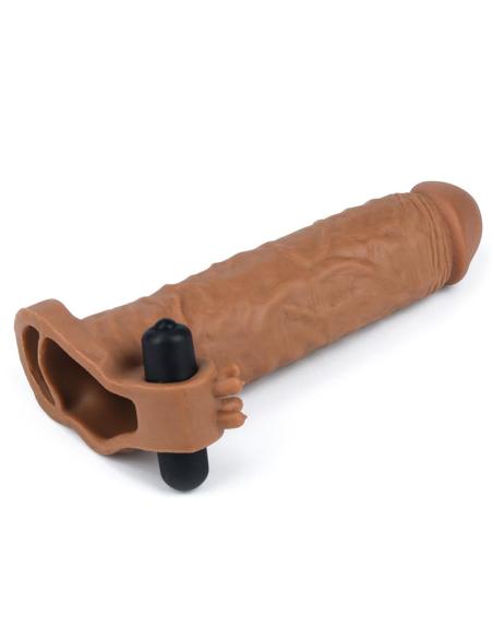 Funda para el Pene Pleasure X-Tender Marron Add 2