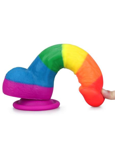 Dildo Prider 8 Silicona Líquida LGBT