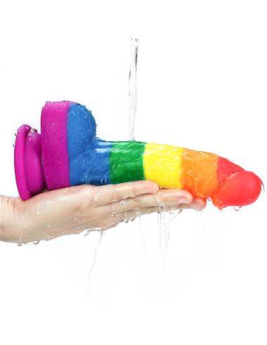 Dildo Prider 8 Silicona Líquida LGBT