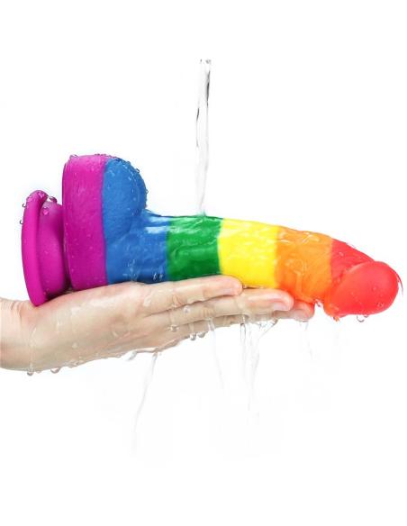 Dildo Prider 8 Silicona Líquida LGBT