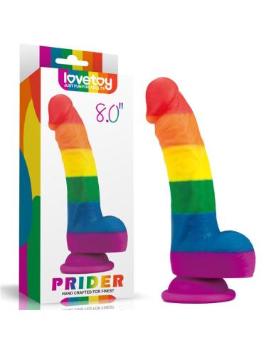 Dildo Prider 8 Silicona Líquida LGBT