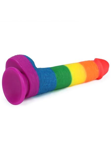 Dildo Prider 9 Silicona Líquida LGBT