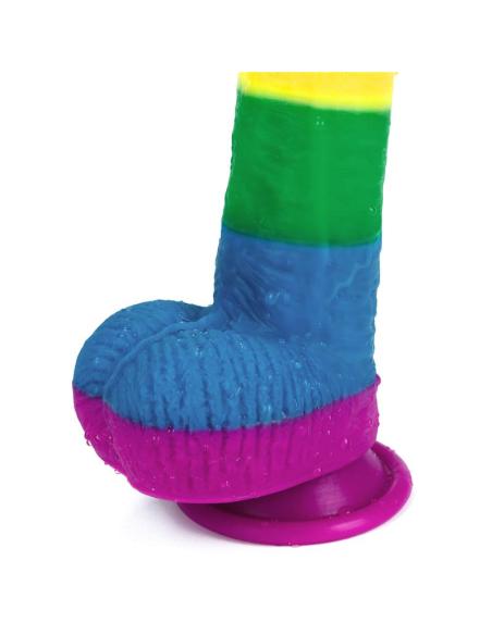 Dildo Prider 9 Silicona Líquida LGBT
