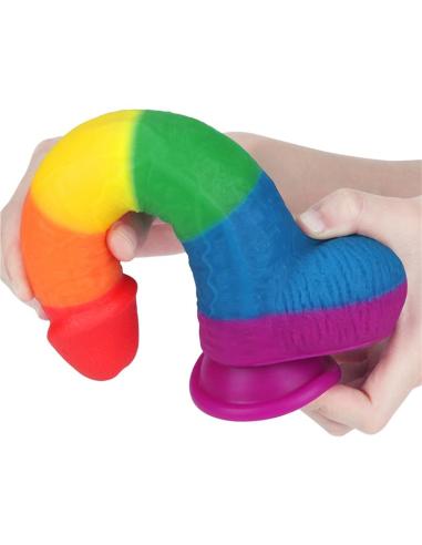 Dildo Prider 9 Silicona Líquida LGBT