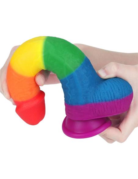 Dildo Prider 9 Silicona Líquida LGBT