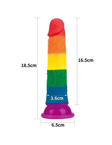 Dildo Prider 7 Silicona Líquida LGBT