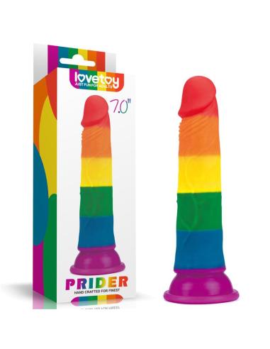 Dildo Prider 7 Silicona Líquida LGBT