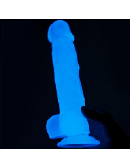 Dildo 8.5 Lumino Luz Azul