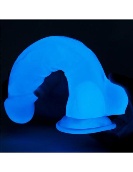 Dildo 8.5 Lumino Luz Azul