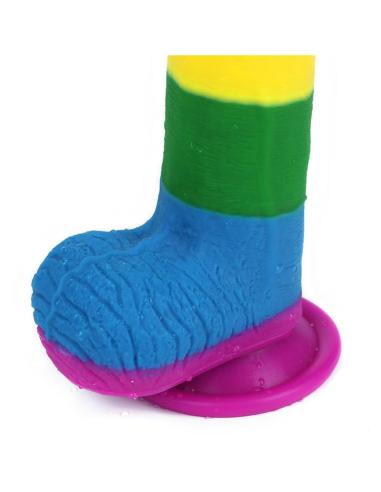 Dildo Prider 7.5 Silicona Líquida LGBT