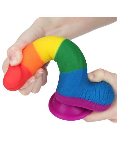 Dildo Prider 7.5 Silicona Líquida LGBT