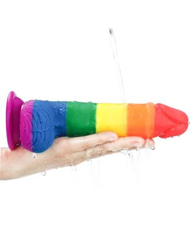Dildo Prider 7.5 Silicona Líquida LGBT