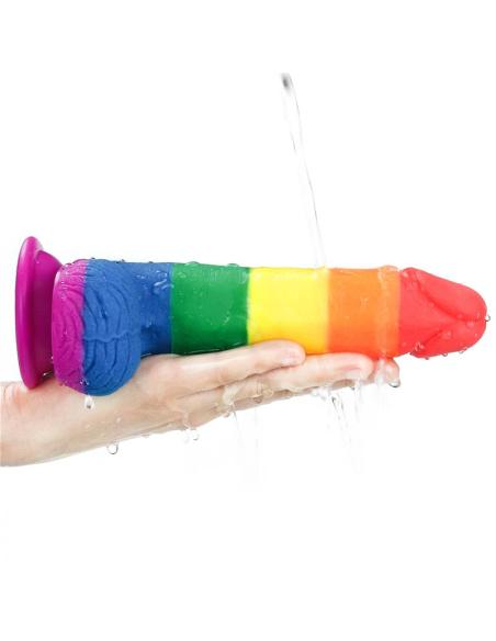 Dildo Prider 7.5 Silicona Líquida LGBT