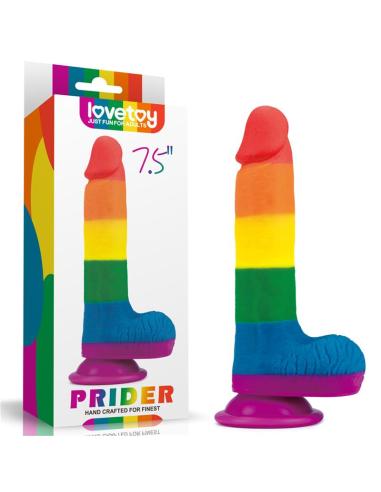 Dildo Prider 7.5 Silicona Líquida LGBT